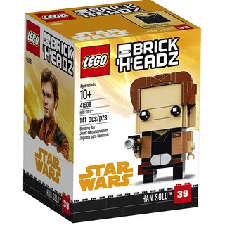 เลโก้แท้ LEGO Brickheadz Starwars 41608 : Han Solo