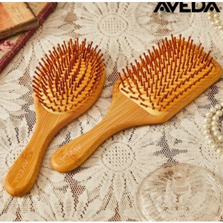 หวี​ Avedaรุ่นใหม่ หวีไม้แท้ หวีนวดศรีษะ​ ​หวีป้องกันไฟฟ้าสถิต Aveda wood Comb พร้อมส่ง​