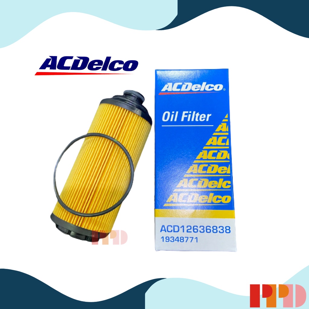 ไส้กรองน้ำมันเครื่อง ACDelco CHEVROLET COLORADO"12,TRAIBLAZER รหัสอะไหล่แท้ ACD12636838 (รหัสสินค้า 