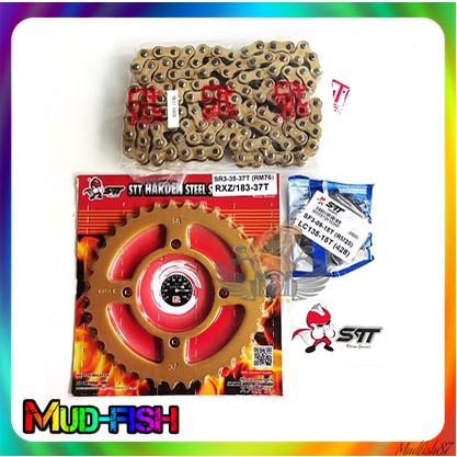 RANTAI ชุด STT LC135 ES V1 V2 V3 V4 V5 V6 V7 GOLD SPROCKET CHAIN ชุด (428)