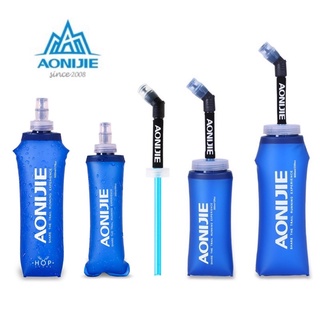 🏅Aonijie 🏅 ขวดน้ำวิ่งแบบนิ่ม พับได้  ขวดบีบ ขวดนิ่ม พับได้ ขวดน้ำเทรล 250ml , 500ml. มีหลอด 300ml. , 600ml. Soft Flask.