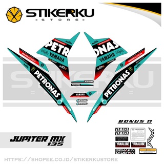 Jupiter สติกเกอร์ MX 135 PETRONAS Edition EXCITER 135 LC 135 STRIPING STICKER STOCK DECAL STICKER Variation 2010-2015 MX135 NEW PETRONAS Stickerku 5