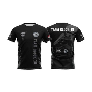เสื้อยืดทีม Glock คอลเลกชันที่ดีที่สุด ผ้าใส่สบาย แห้งเร็ว ไม่เหงื่อ