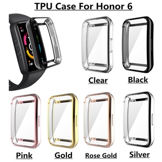 ราคาเคสนาฬิกาข้อมือ TPU ชุบไฟฟ้า สําหรับ Huawei Band 7 6 pro NFC Honor Band 6
