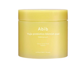 อะบีบ ยูจา โปรไบโอติก เบอมิส แพด ไวทัลไลซิ่ง ทัช 140 มล. ABIB Yuja probiotics blemish pad Vitalizing touch 420 ml