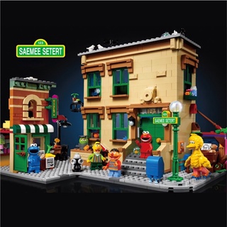 Chamaa เลโก้ 99908 6622 Sesame Street บ้านเอลโม่ เอลโม่ คุกกี้ บิ๊กเบิร์ด เซซามี่ สตรีท 1440pcs