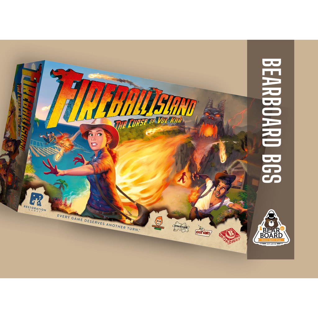 Fireball Island [มีแถมคู่มือภาษาไทย] บอร์ดเกมของแท้