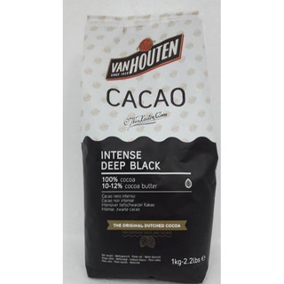 ผงโกโก้ ผงโกโก้ทำเบเกอรี่  Intense Deep Black / VAN HOUTEN CACAO Powder