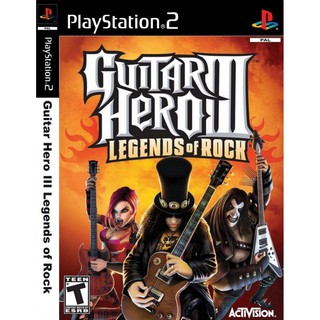 แผ่นเกมส์ Guitar Hero 3 Legend of Rock PS2 Playstation2 คุณภาพสูง ราคาถูก