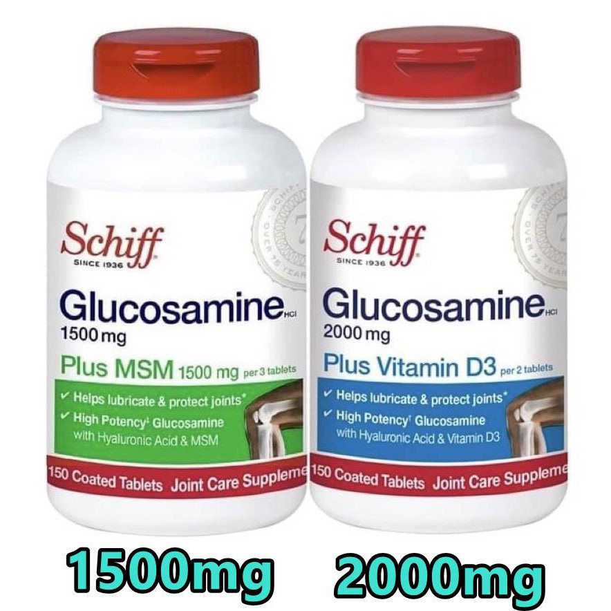 ❅Schiff Glucosamine MSM 1,500mg 150 เม็ด❇
