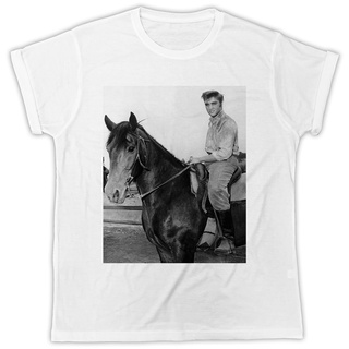 เสื้อผ้าผชเสื้อยืด พิมพ์ลายม้า ELVIS PRESLEY สําหรับผู้ชายS-5XL