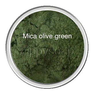 Mica สีเขียวมะกอก Olive Green 30g sm004175