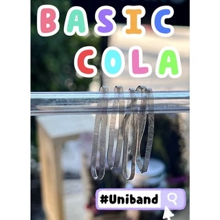 Uniband หนังยางรัดผม ไม่กินผม ไม่ดีดขาดง่าย TPU Basic Size : Cola