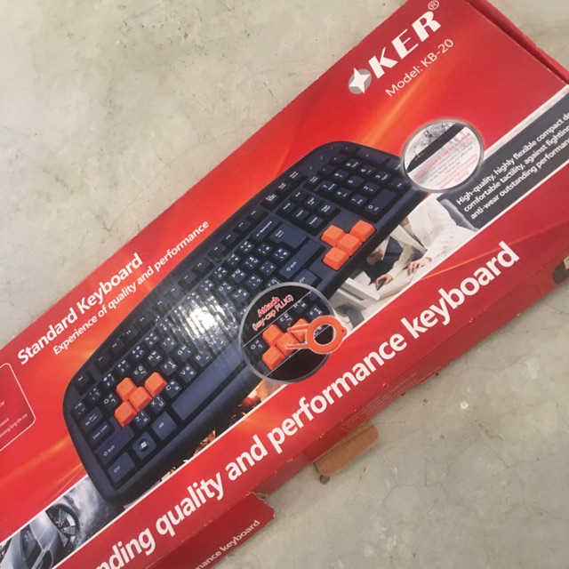 Standard keyboard ยี่ห้อo ker model kB-20 มือ2 สภาพดี