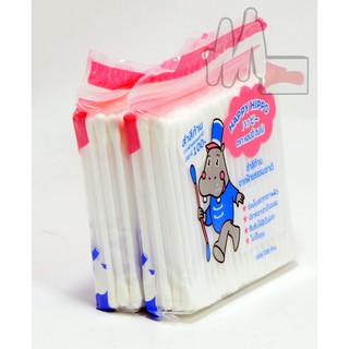 คอตตอนบัด Cotton bud (แพ็คคู่ ) สำลีผลิตจากฝ้ายธรรมชาติบริสุทธิ์ 100 เปอร์ดเซ็น