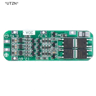 [[UTZN]] บอร์ดชาร์จแบตเตอรี่ลิเธียม 3S 20A Li-ion 18650 PCB BMS 12.6V [ขายดี