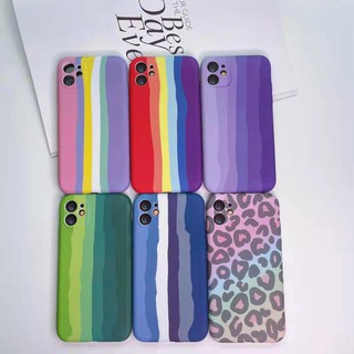 เคสสีรุ้งงานกำมะหยี่VIVO Y20-Y12S-Y30-Y50-Y11-Y12-Y15Y17-V20-V20pro-Samsung-A42