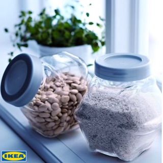 🔥พร้อมส่ง🔥IKEA_FÖRVAR เฟอร์วอร์ โถแก้ว โหลแก้วพร้อมฝาปิด 1.8 ลิตร วางได้ทั้งแนวตั้งและแนวตะแคง