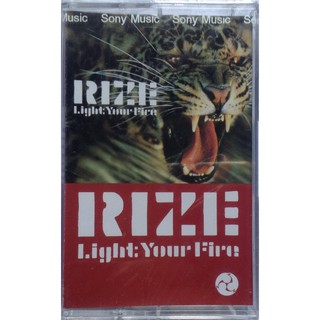 Cassette Tape เทปคาสเซ็ตเพลง Rize Light Your Fire EP ลิขสิทธิ์ ซีล