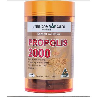 Healthy Care Propolis 2000mg พรอพอลิส แก้สิว ออสเตรเลีย