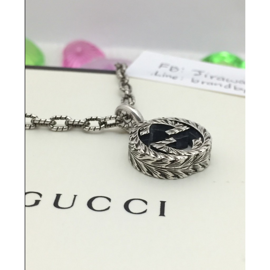 ของแท้ 100% 🛍 สร้อยคอกุชชี่ Gucci Interlocking G Necklace Ag925