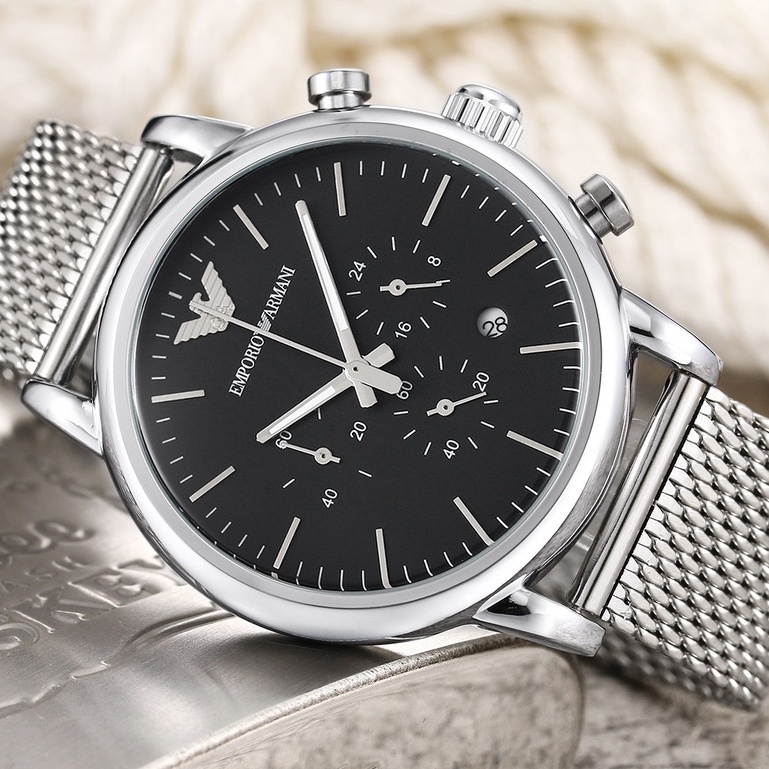 [ของแท้ 100% Emporio Armani AR1968 นาฬิกาข้อมือควอตซ์แฟชั่น กันน้ํา ...
