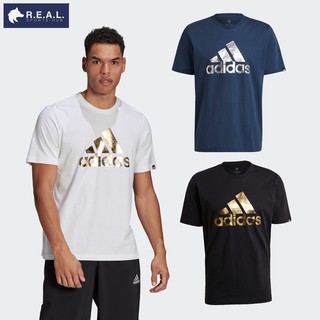 💸ลด45.-ใส่โค้ดRSPRAUG1💸เสื้อยืดพิมพ์ลาย Adidas รุ่น Foil Logo [ GV2913 GL3704 GL3703 ]