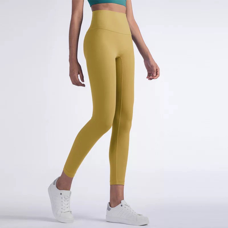 กางเกงโยคะสปอร์ตขายาว Push Up Slim Fitness Leggings (เฉพาะกางเกง)