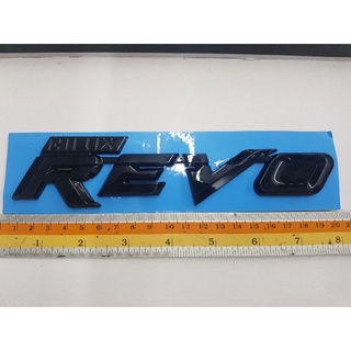 Logo Revo สีดำ งานพลาสติก พร้อมกาว