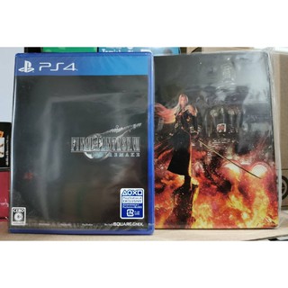 แผ่นเกมส์ Final Fantasy VII Remake + กล่องเหล็ก Steelbook zone 2 (Jp)