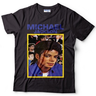 เสื้อยืดลาย michael jackson cotton100 USA