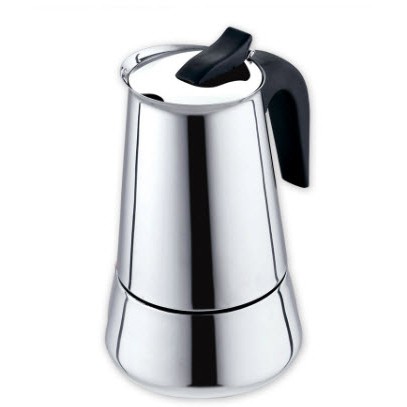 กาต้มกาแฟสดเกรดสแตนเลส เครื่องชงกาแฟสด แบบปิคนิคพกพา ใช้ทำกาแฟสดทานได้ทุกที ขนาด 2 Cup 100 ml