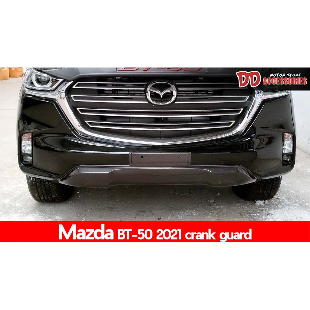 กันแคร้ง mazda BT50 2021 ครอบกันชนหน้า ไม่ทำสี