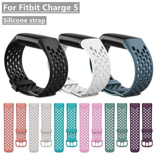 สายคล้องนาฬิกาข้อมือซิลิโคนสําหรับ Fitbit Charge 5 สําหรับ Fitbit Charge 5