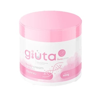 Gluta AURA WHITE body cream 400ml กลูต้าออราไวท์ครีม