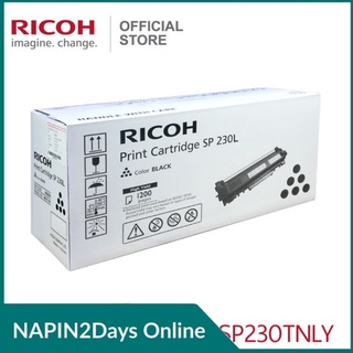 ผงหมึก สีดำ Ricoh SP230L ใช้กับเครื่องปริ้นเตอร์ Ricoh SP230DNw/ SP230SFNwปริมาณการพิมพ์ จำนวน 1,200 แผ่นจำนวน 1 กล่อง