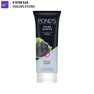 PONDS พอนด์ส เพียวไวท์ เฟเซียล โฟม โฟมล้างหน้า พอนด์ส (ดำ)