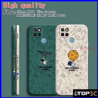 เคส Realme C21Y เคส Realme C25Y เคส Realme C21 Realme C12 Realme 9 Pro 8 Pro C15 C20 C25 C17 7i C11 2021 Realme GT Master Edition GT Neo 2 GT 2 Pro Realme C31 Realme C35 Space Nasa เคสมือถือคู่รัก เคสโทรศัพท์ TKR