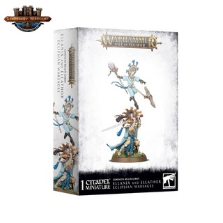 [พร้อมส่ง] Warhammer Age Of Sigmar: LUMINETH REALM-LORDS: ELLANIA &amp; ELLATHOR เกมสนามจำลอง