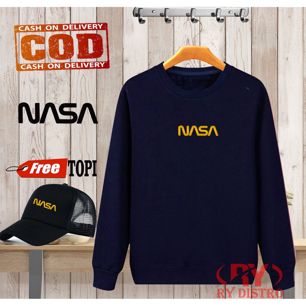 หมวกโบนัส.!!! Nusa Gold Motif Sweater + Hat / Mens & Womens Sweater / เสื้อฮู้ดผู้ชาย