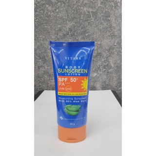 VITARA BODY SUNSCREEN LOTION SPF50+ 80G