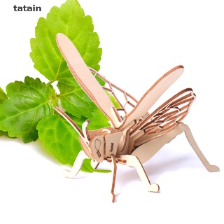 [TAT] Baby Toy 3D Puzzle DIY Jigsaw Board Wooden Puzzle Insect Animal Handmade Toy CVX