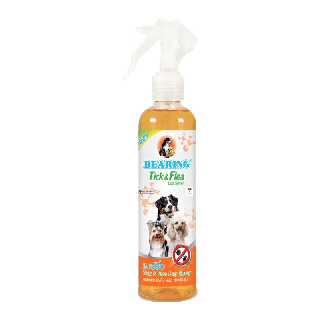 BEARING Tick & Flea Dog Spray สเปรย์กำจัดเห็บหมัด สำหรับสุนัขและแมว เห็นผลรวดเร็ว 250ml