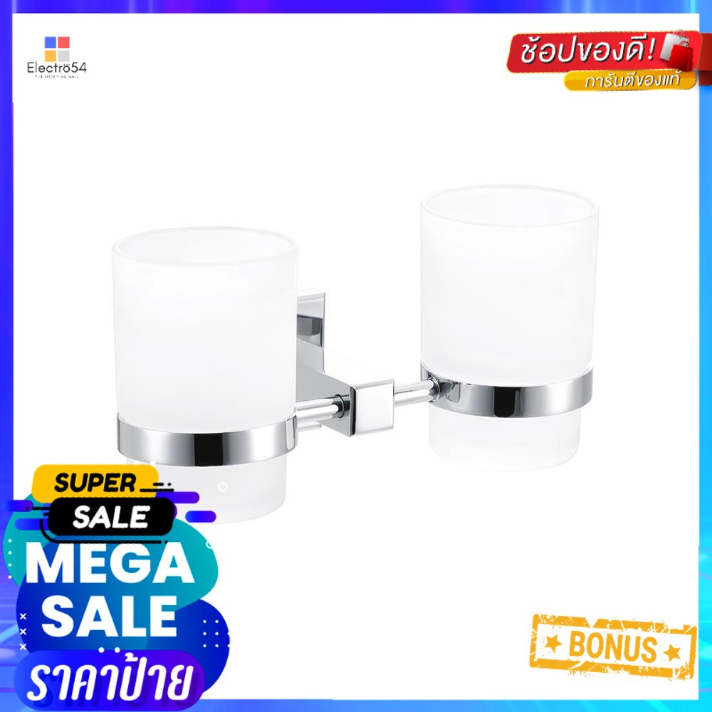 ที่ใส่แปรงพร้อมแก้ว AMERICAN STANDARD K-2501-45-N สีโครมTOOTHBRUSH HOLDER AMERICAN STANDARD K-2501-4