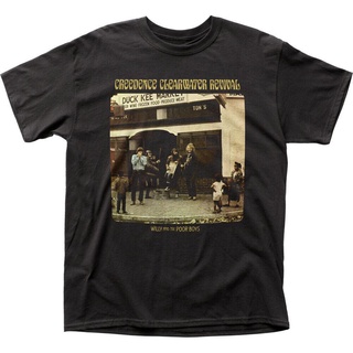 เสื้อยืดผ้าฝ้ายCOTTON ₪❀❍New Ccr Creedence Clearwater Revival Willy And The Poor 2019 Tops Tees Plus MenS T-Shirt Chris