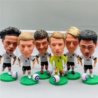 ตุ๊กตาฟิกเกอร์ รูปนักฟุตบอล Marco Reus Toni Kroos Serge Gnabry Manuel Neuer Thomas Muller 2022 สไตล์เยอรมนี