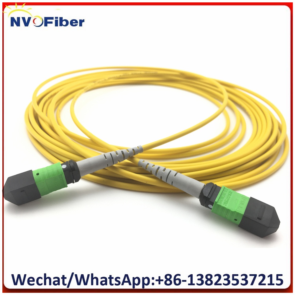 15M/20M/25M/30M 24C-3.0mm-LSZH MPO Female to MPO F 24Fibers Type B OS2 9/125 SM Trunk Fiber Optic Pa