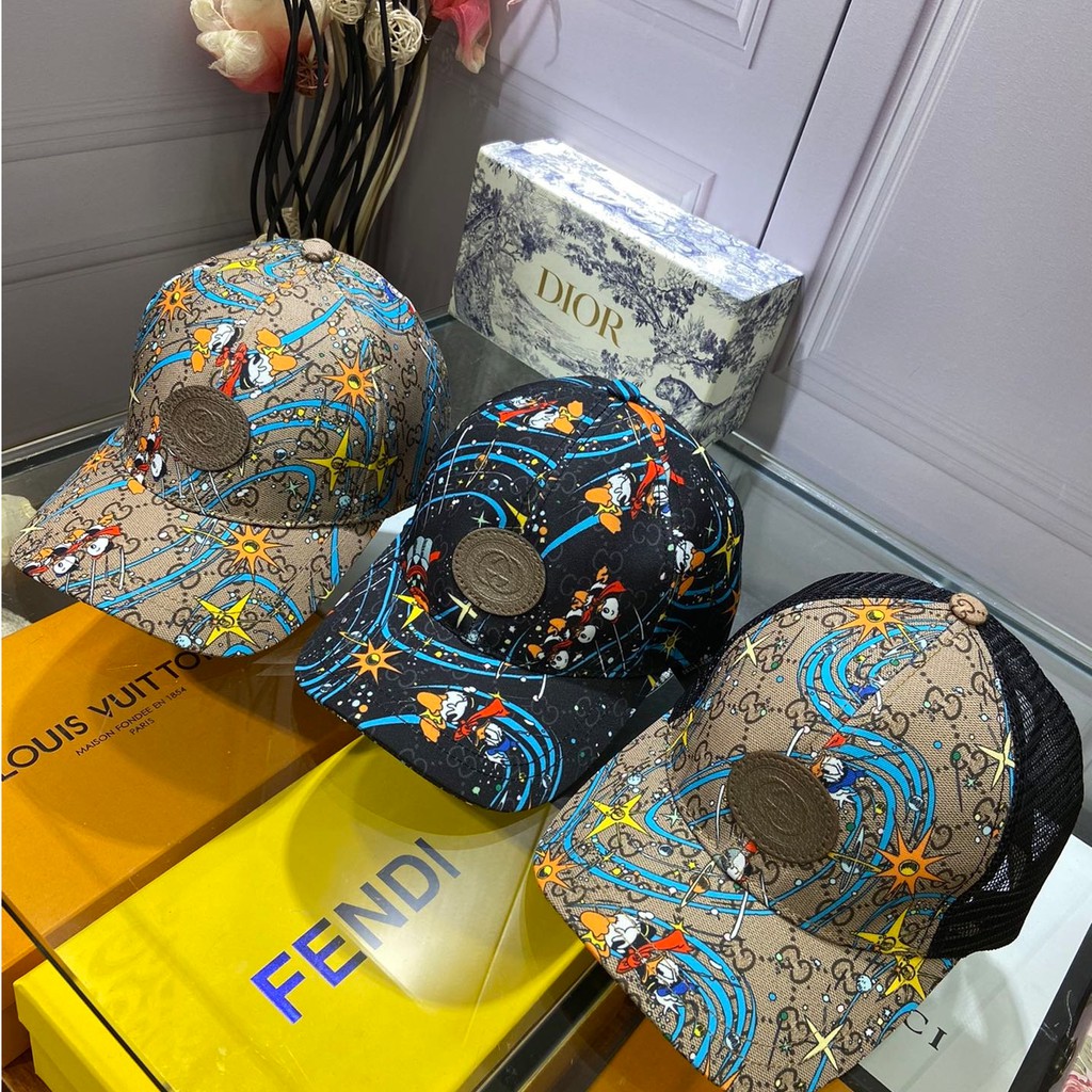 Casquette Gucci Mickey Mouse Gucci Donald Duck Hat Hat Donald Duck
