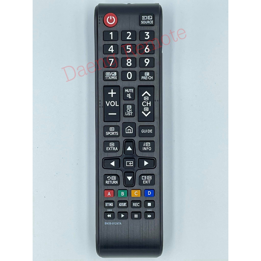 รีโมทใช้กับทีวี samsung รุ่น BN59-01247A รุ่นและปุ่มคำสั่งเหมือนเดิมจะใช้งานได้