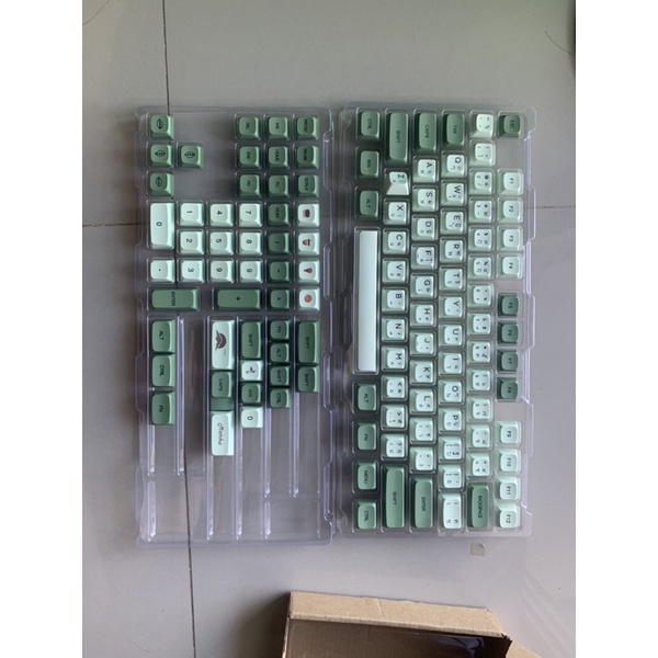 Keycaps  ภาษาไทย Customized Keycaps 124 ปุ่ม XDA Profile